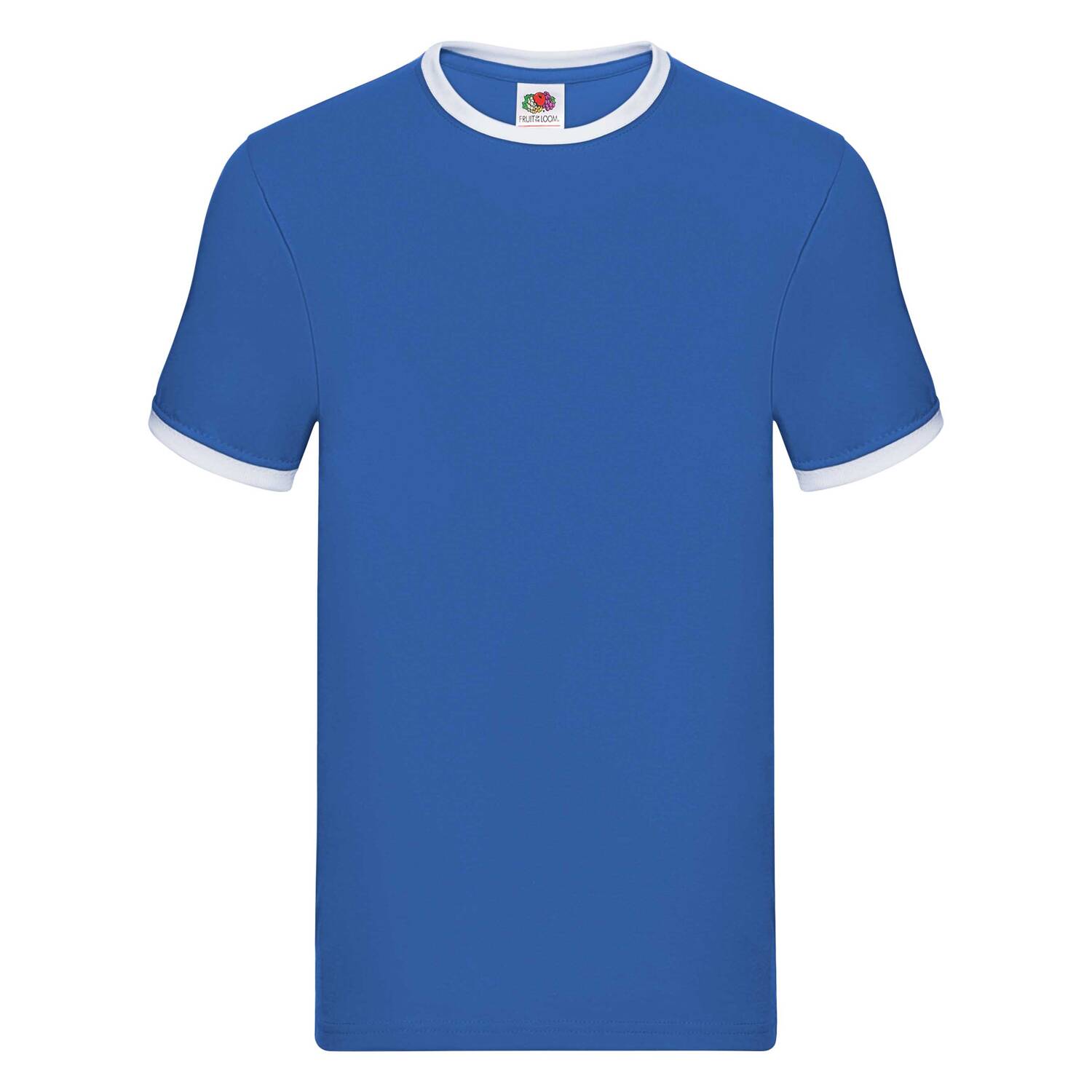 Ringer Fruit of the Loom Blue T-shirt