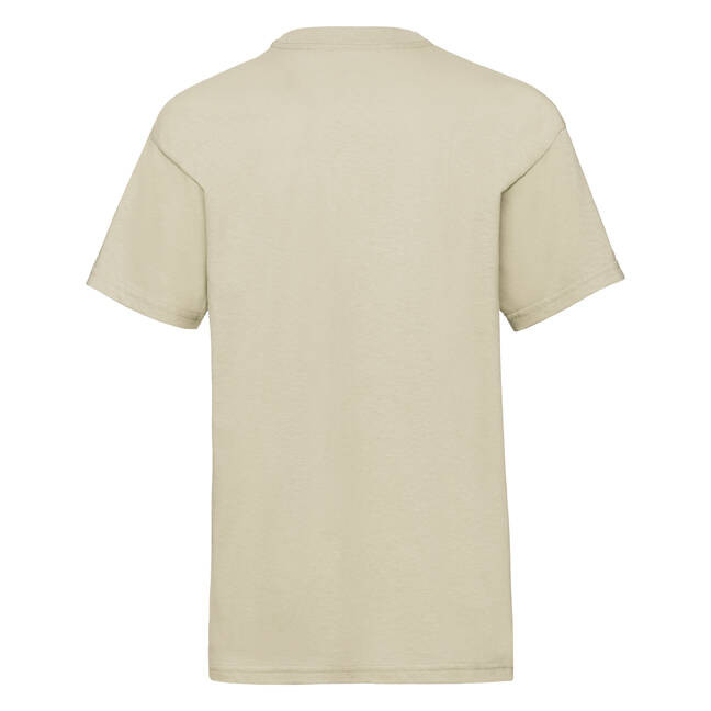 Beige Baby Cotton T-shirt Fruit of the Loom
