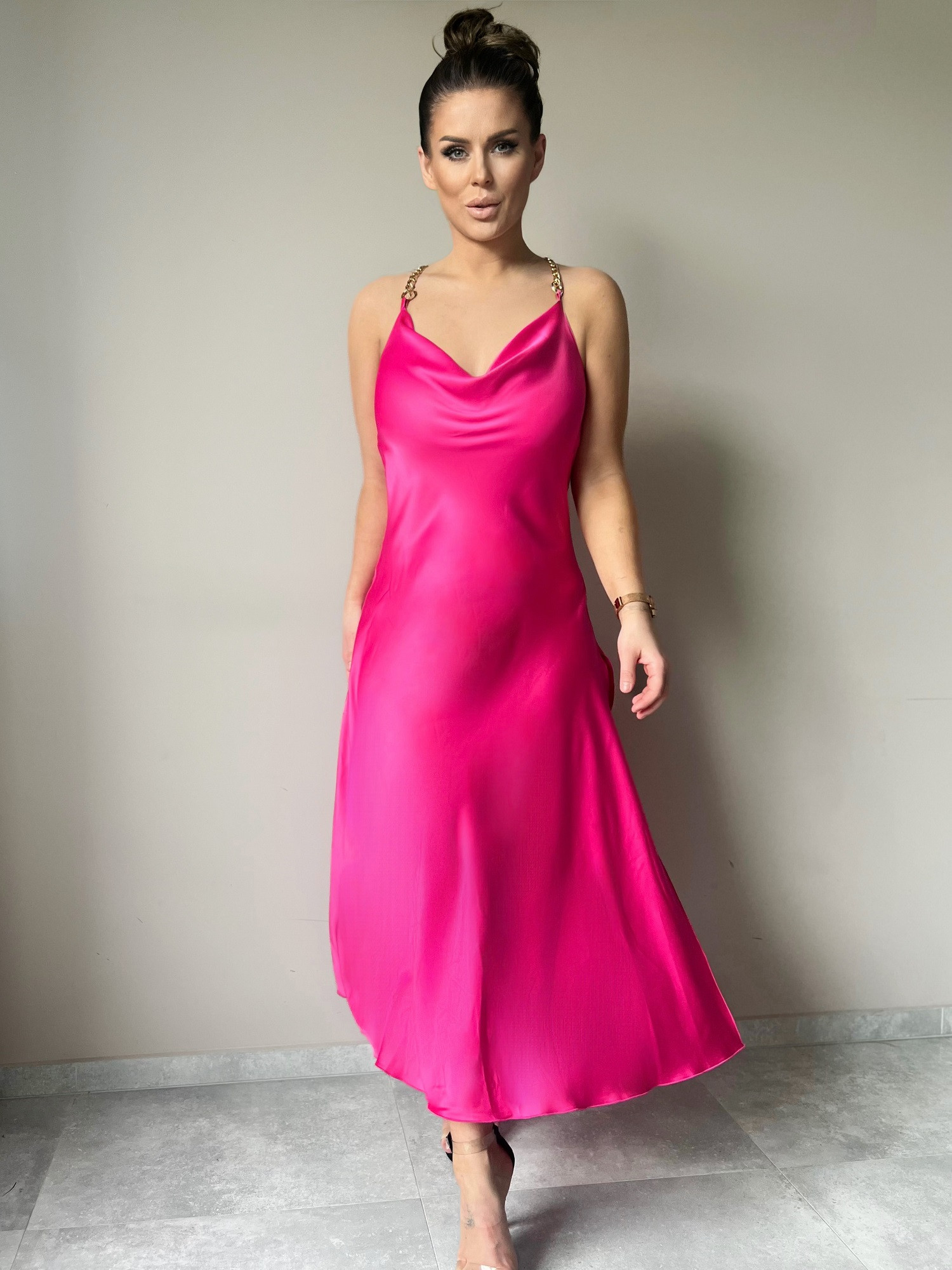 Dress pink By o la la sxp1186.pink