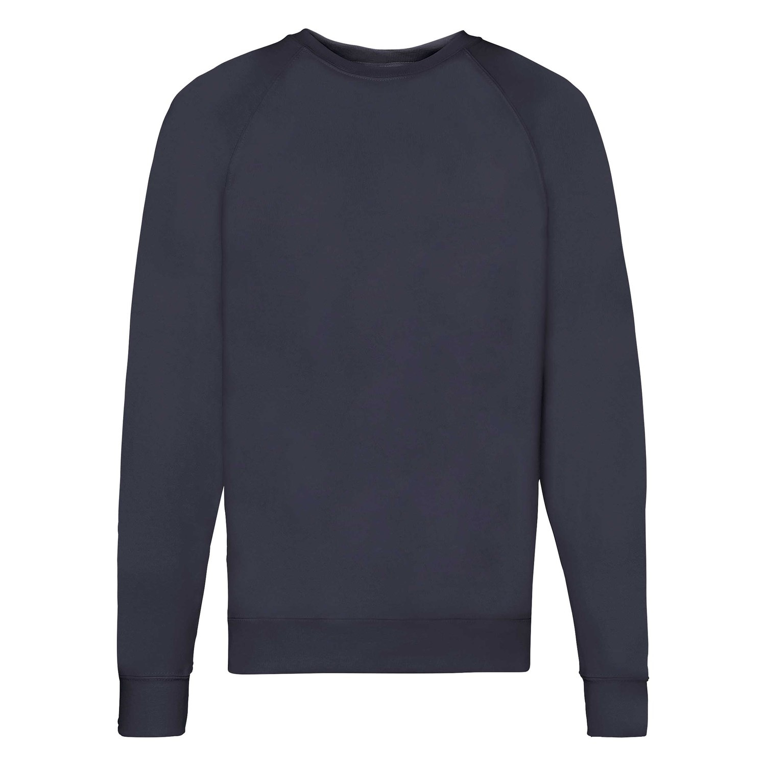 Navy blue men&#039;s sweatshirt Lightweight Raglan Sweat Fruit of the Loom