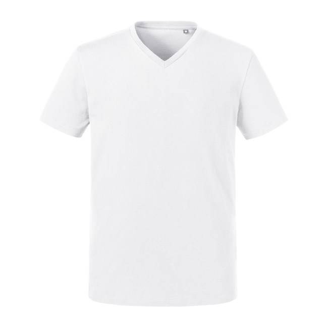 Men's Pure Organic V-Neck Russell T-Shirt