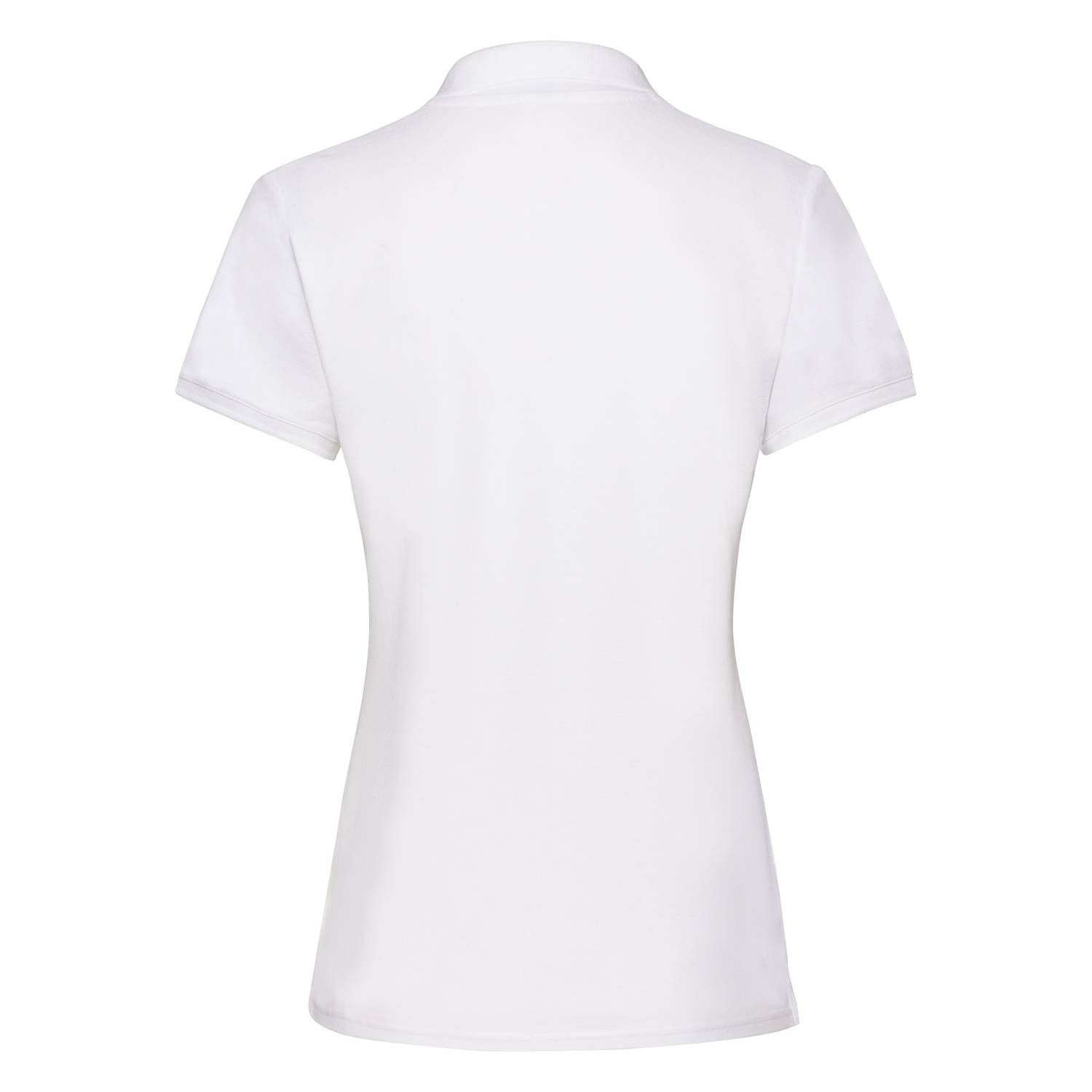 White Women's Shirt Polo Fruit of the Loom