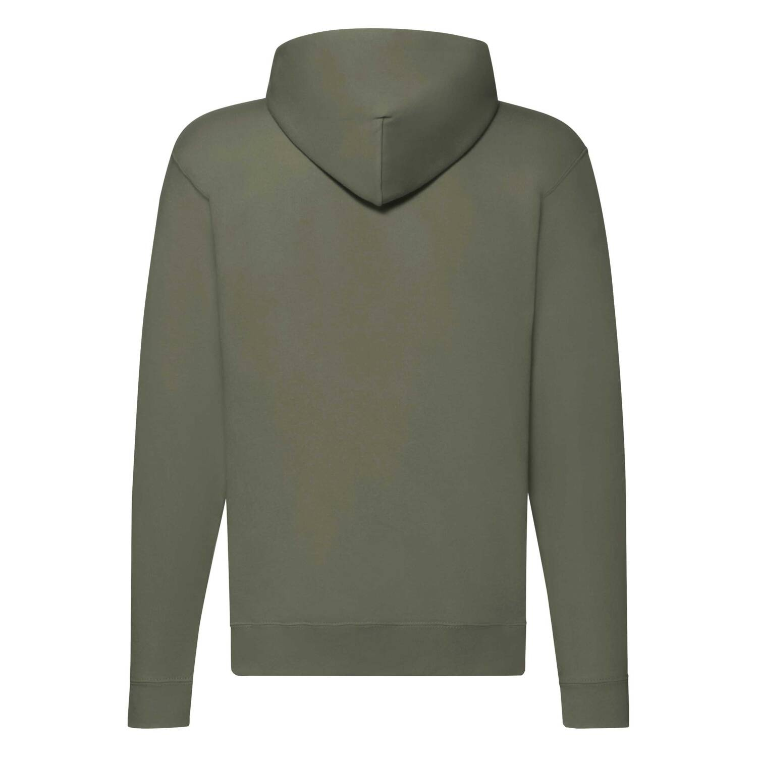 Olive Zippered Hoodie Classic Fruit of the Loom