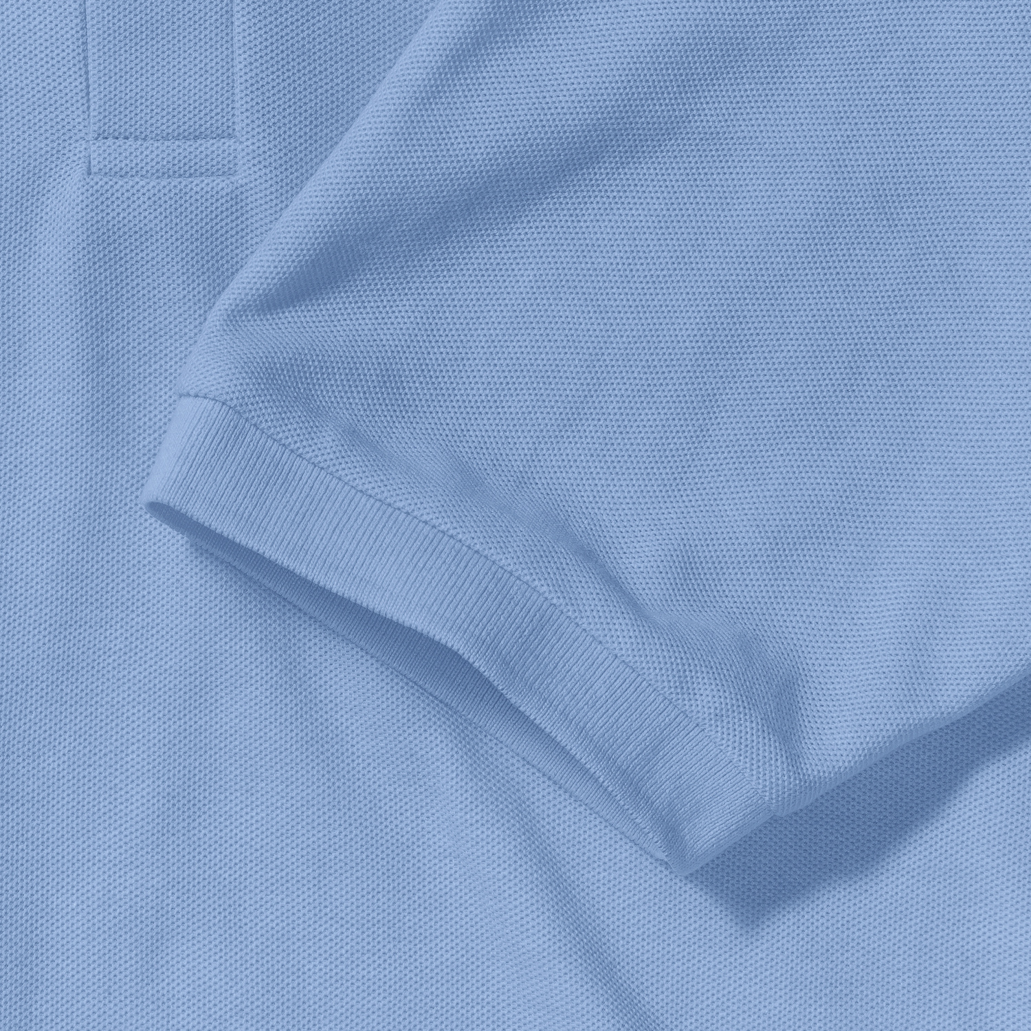 Men's Polycotton Polo Russell Blue T-Shirt
