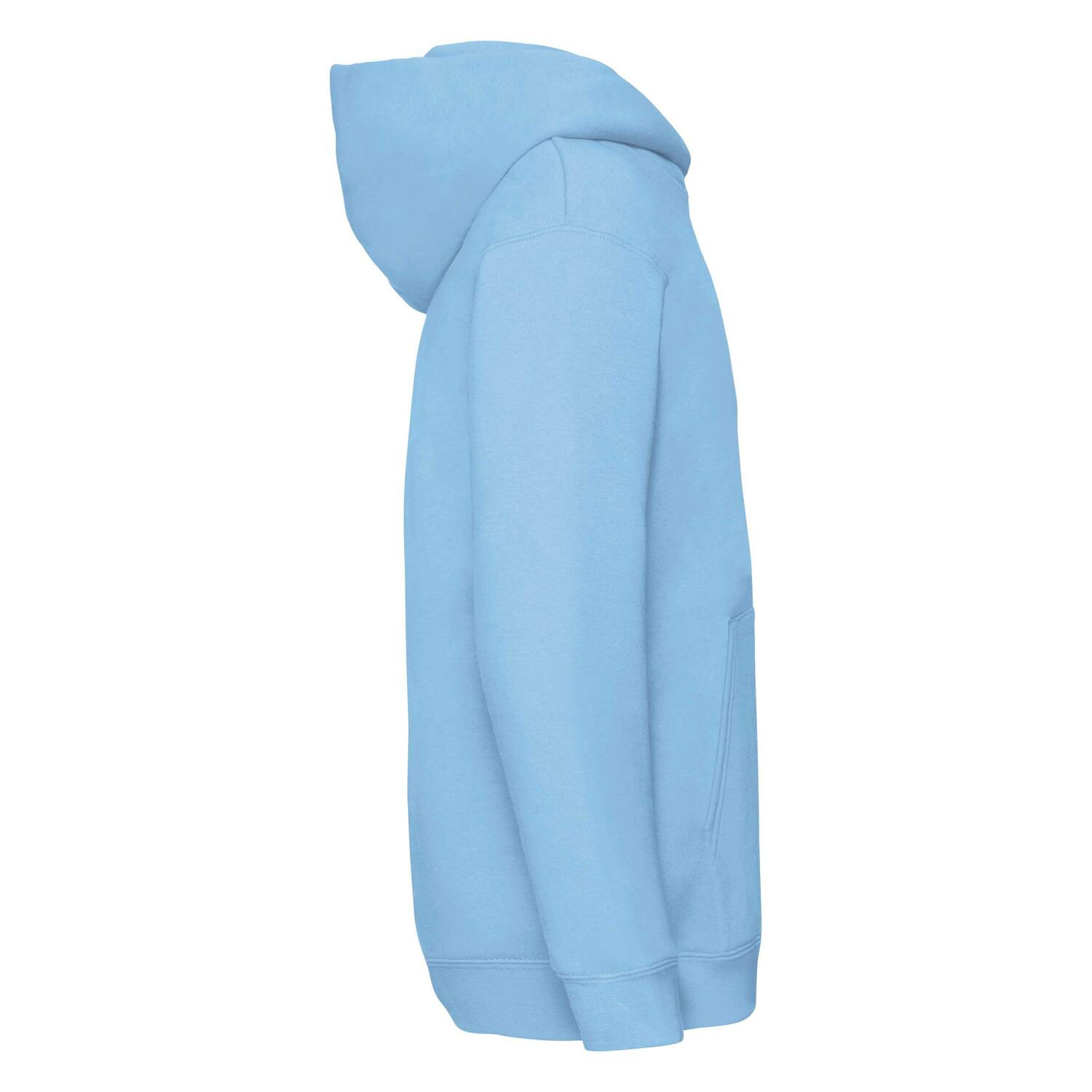 Błękitna bluza dziecięca Hooded Sweat Fruit of the Loom