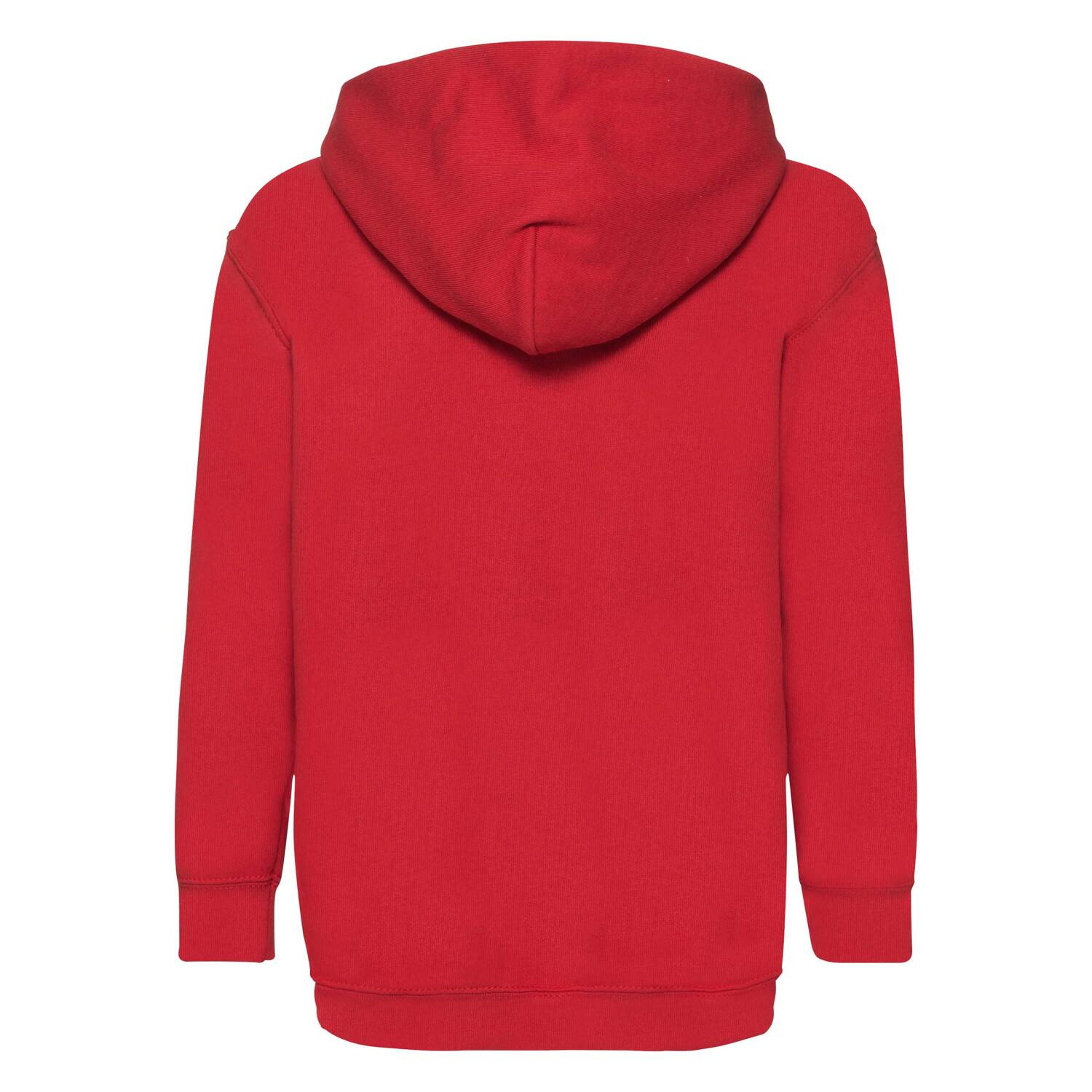 Red children's sweatshirt Classic kangaroo Fruit of the Loom