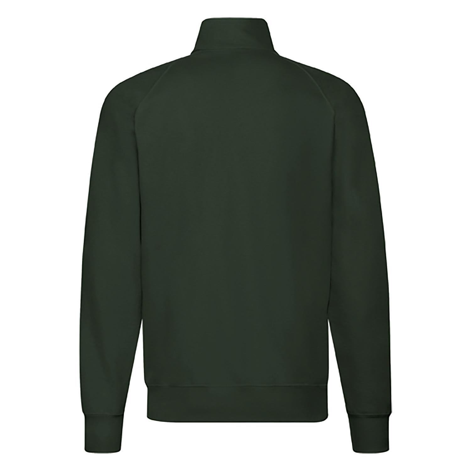 Green Men's Sweatshirt Lightweight Sweat Jacket Fruit of the Loom