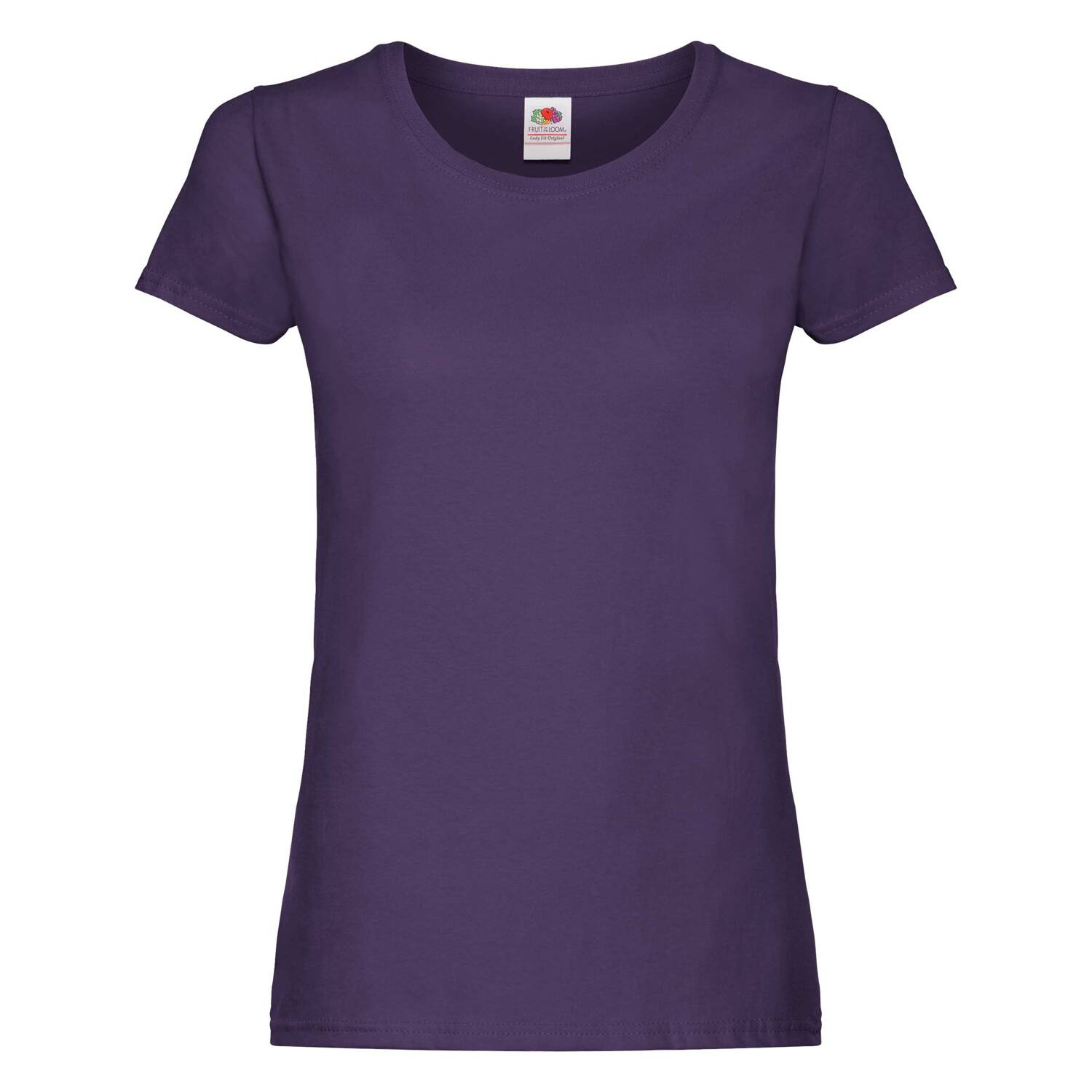 Purple Lady fit Women's T-shirt Original Fruit of the Loom