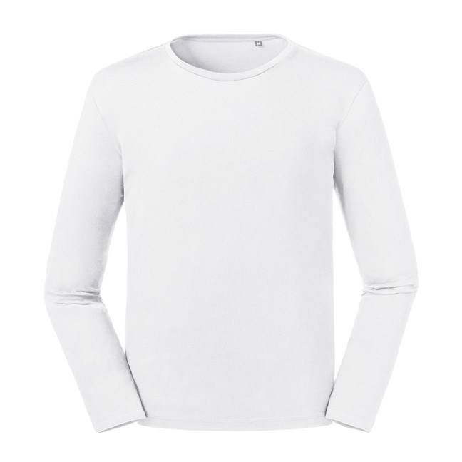 Russell Men's Pure Organic Long Sleeve T-Shirt