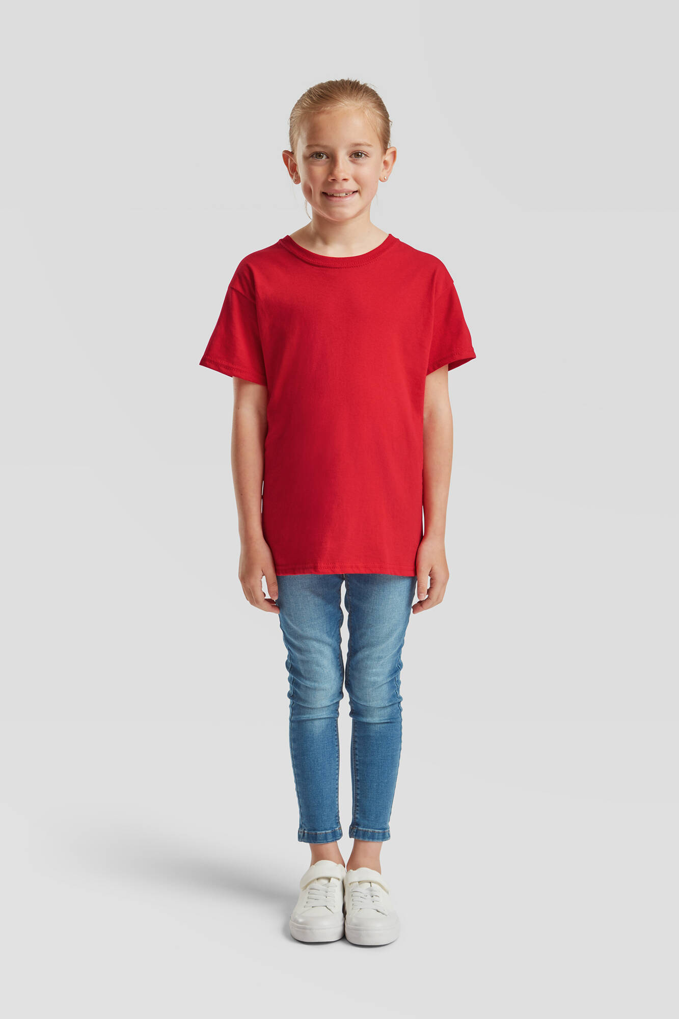 Red T-shirt for Kids Original Fruit of the Loom