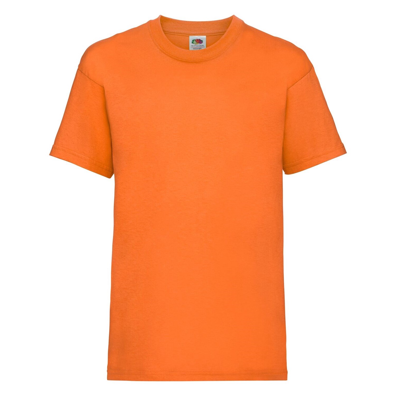 Levně Orange Baby Cotton T-shirt Fruit of the Loom
