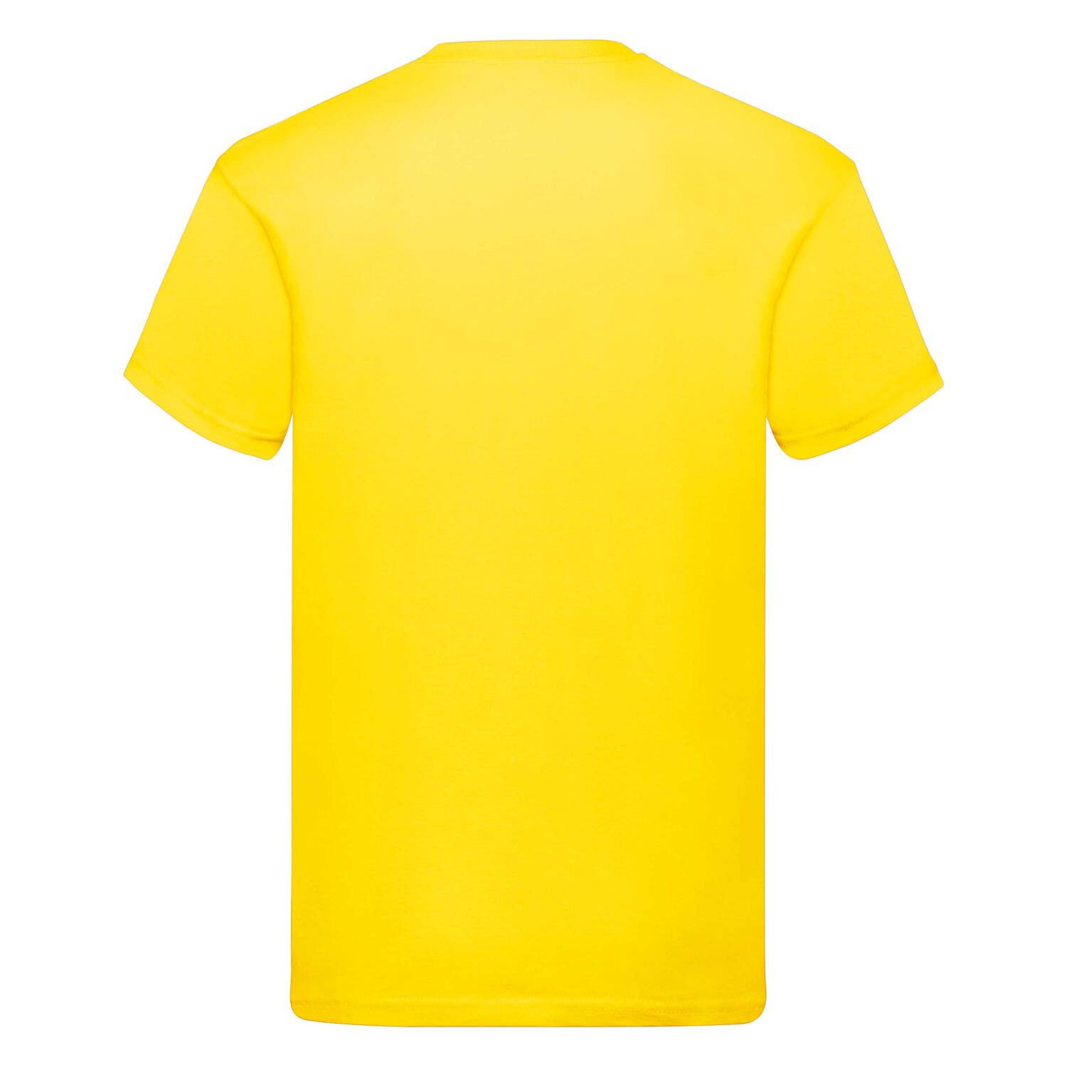 Original Fruit of the Loom Men's Yellow T-Shirt