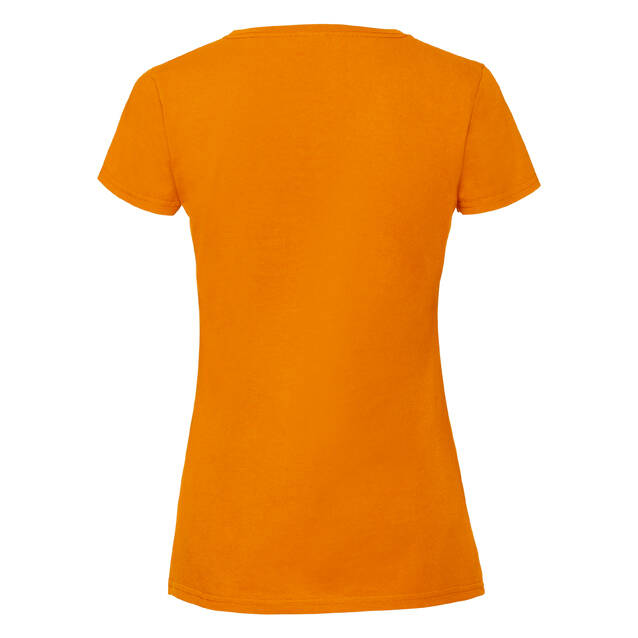 Iconic 195 Ringspun Premium Premium Fruit of the Loom Orange T-shirt