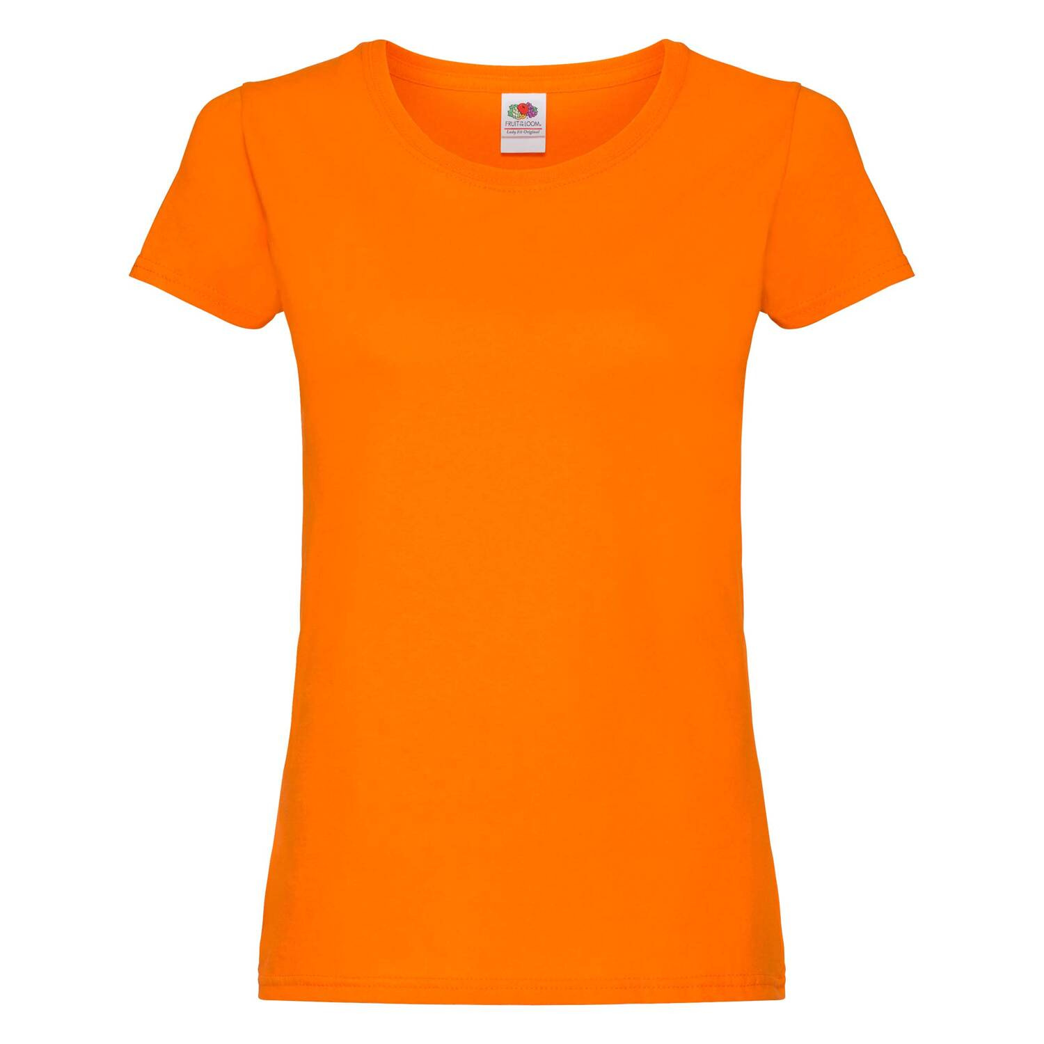 Orange Women's T-shirt Lady fit Original Fruit of the Loom