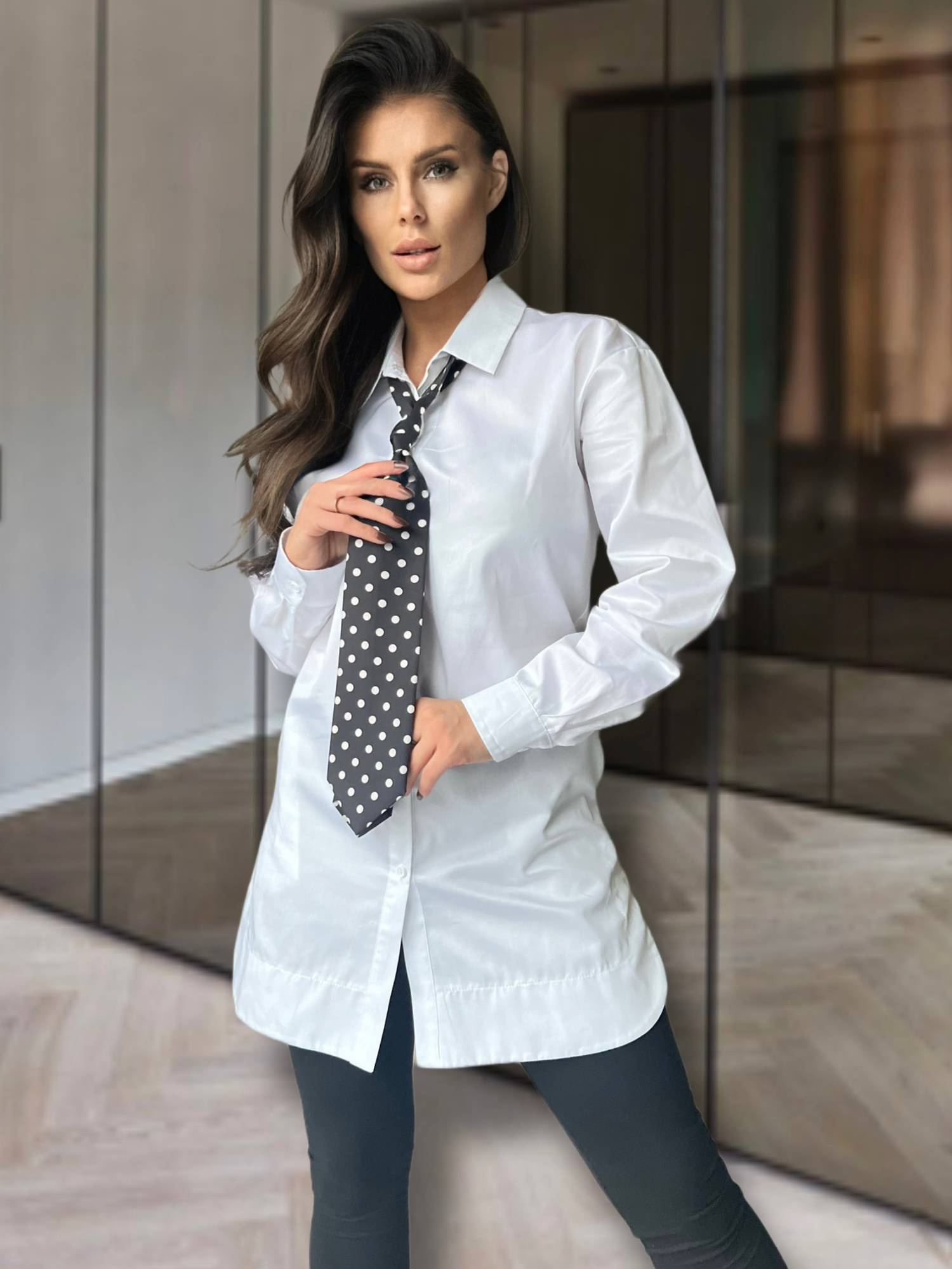 White shirt By o la la cxp1205.white