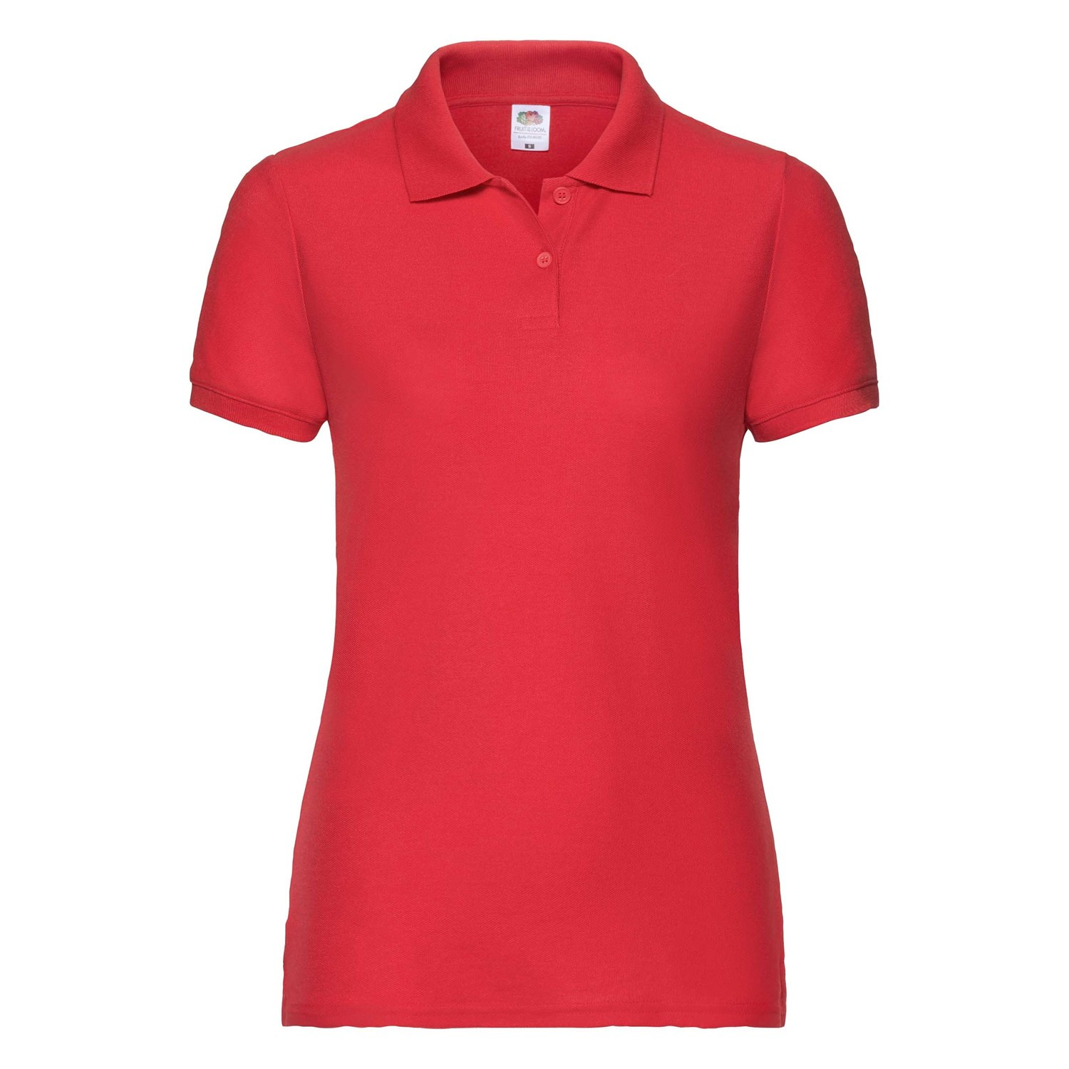 Red Polo Shirt 65/35 Polo Fruit of the Loom