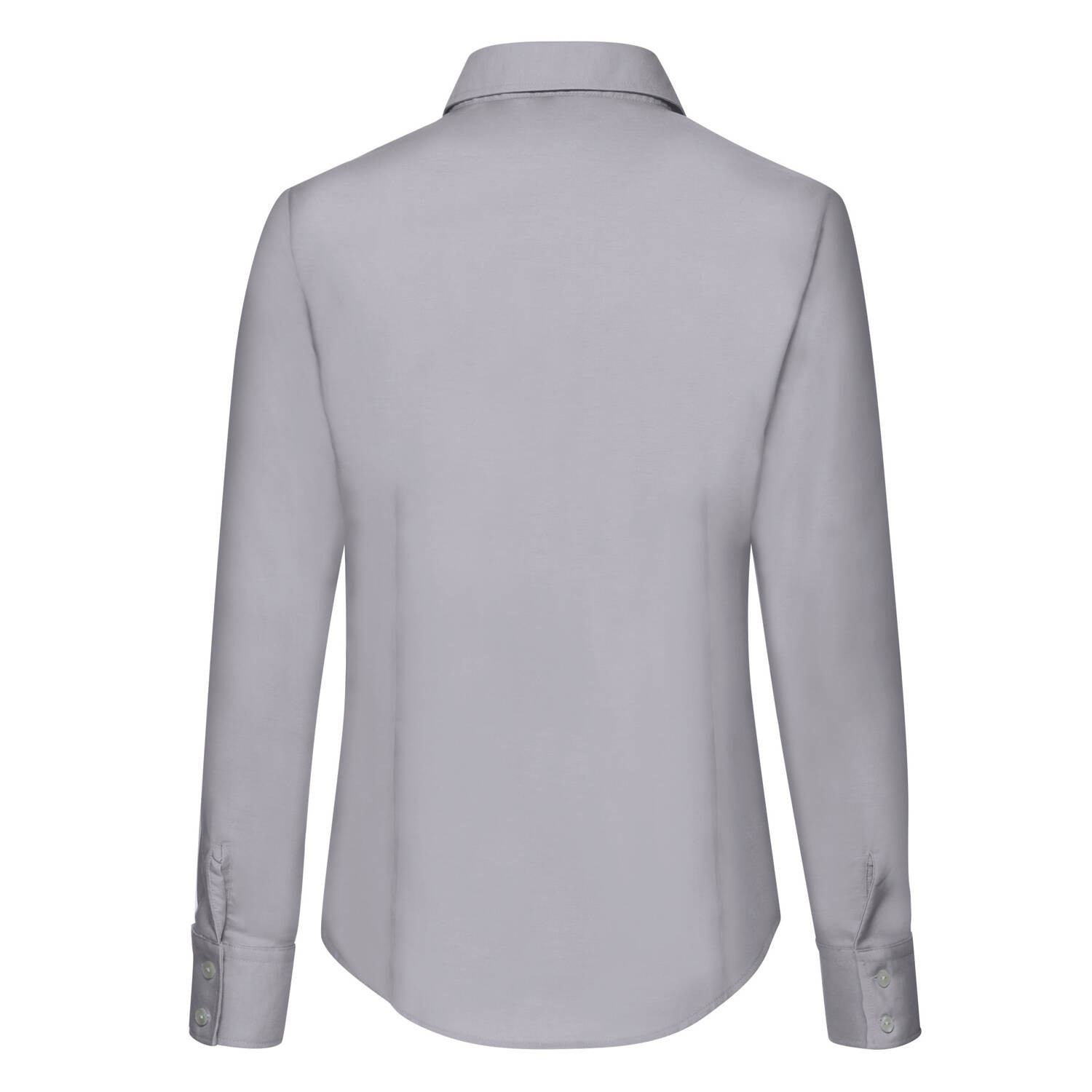 Grey lady-fit shirt Oxford Fruit Of The Loom