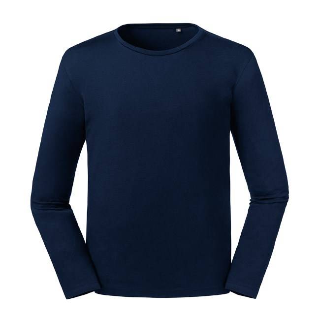 Russell Men's Pure Organic Long Sleeve T-Shirt