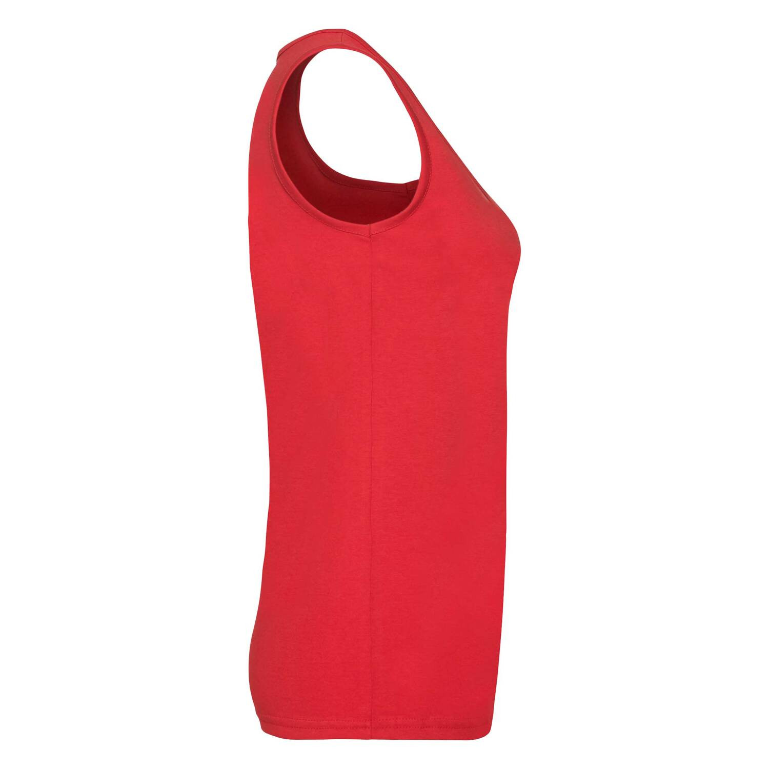 Valueweight Vest Fruit of the Loom Women's Red T-shirt