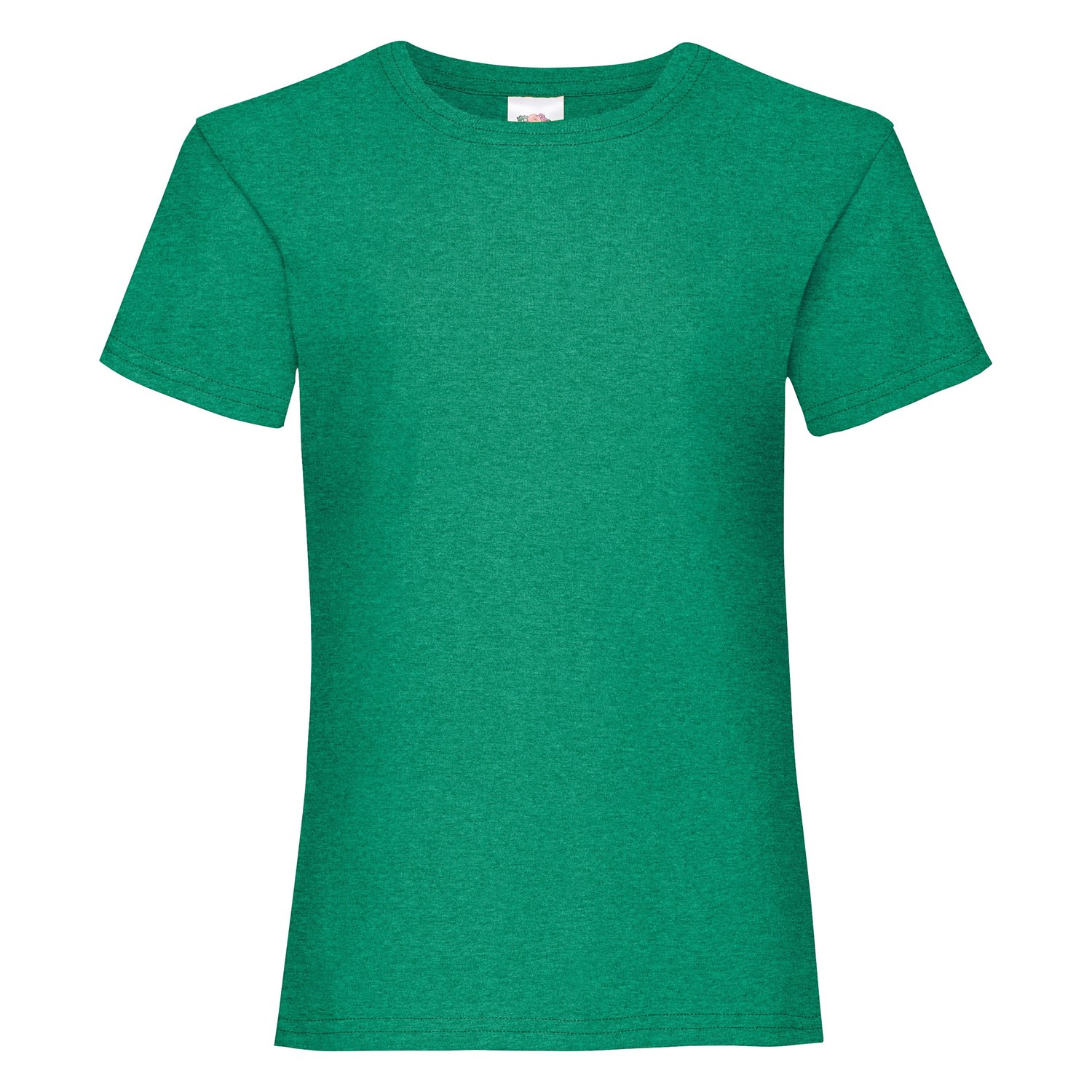 Valueweight Fruit of the Loom Girls Green T-shirt