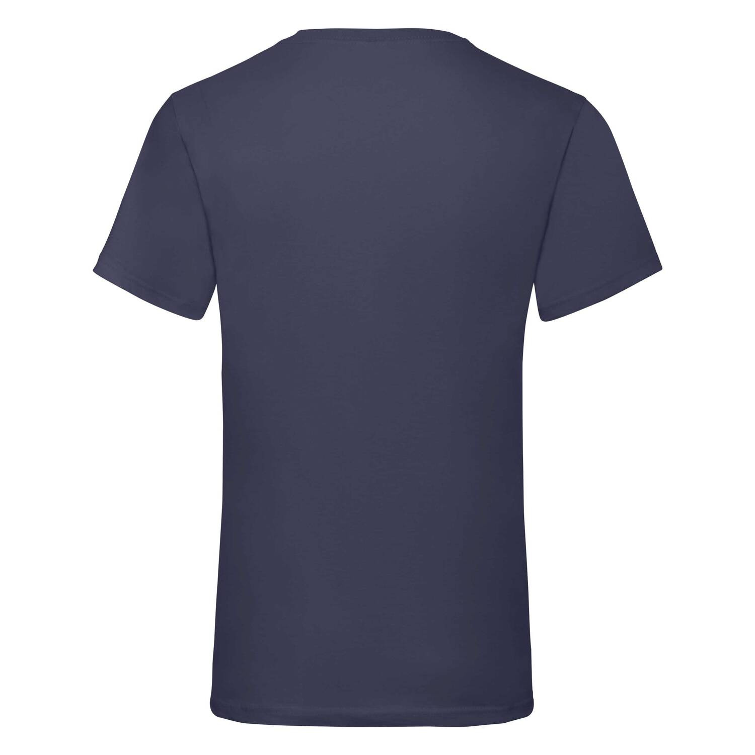 Granatowa koszulka męska Valueweight V-Neck Fruit of the Loom