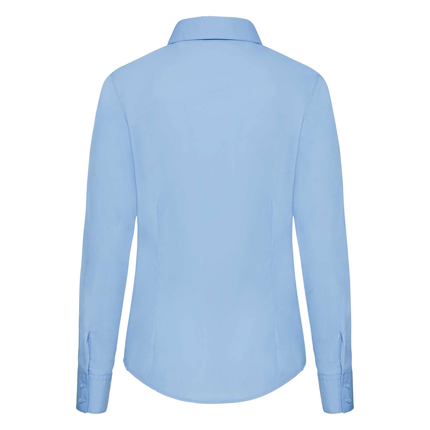 Blue women&#039;s poplin shirt classic Fruit Of The Loom
