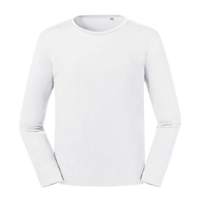 Russell Men's Pure Organic Long Sleeve T-Shirt