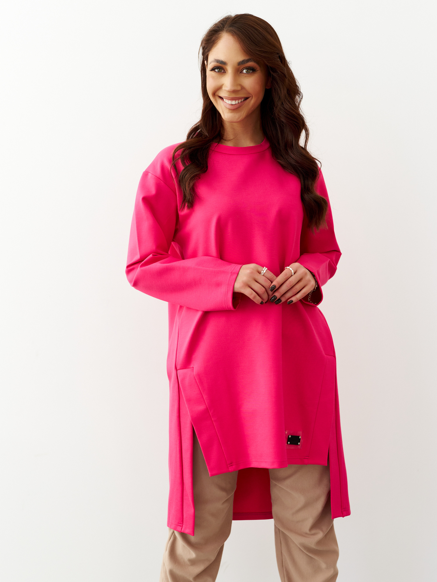 Dress amaranth By o la la cxp1167.amaranth