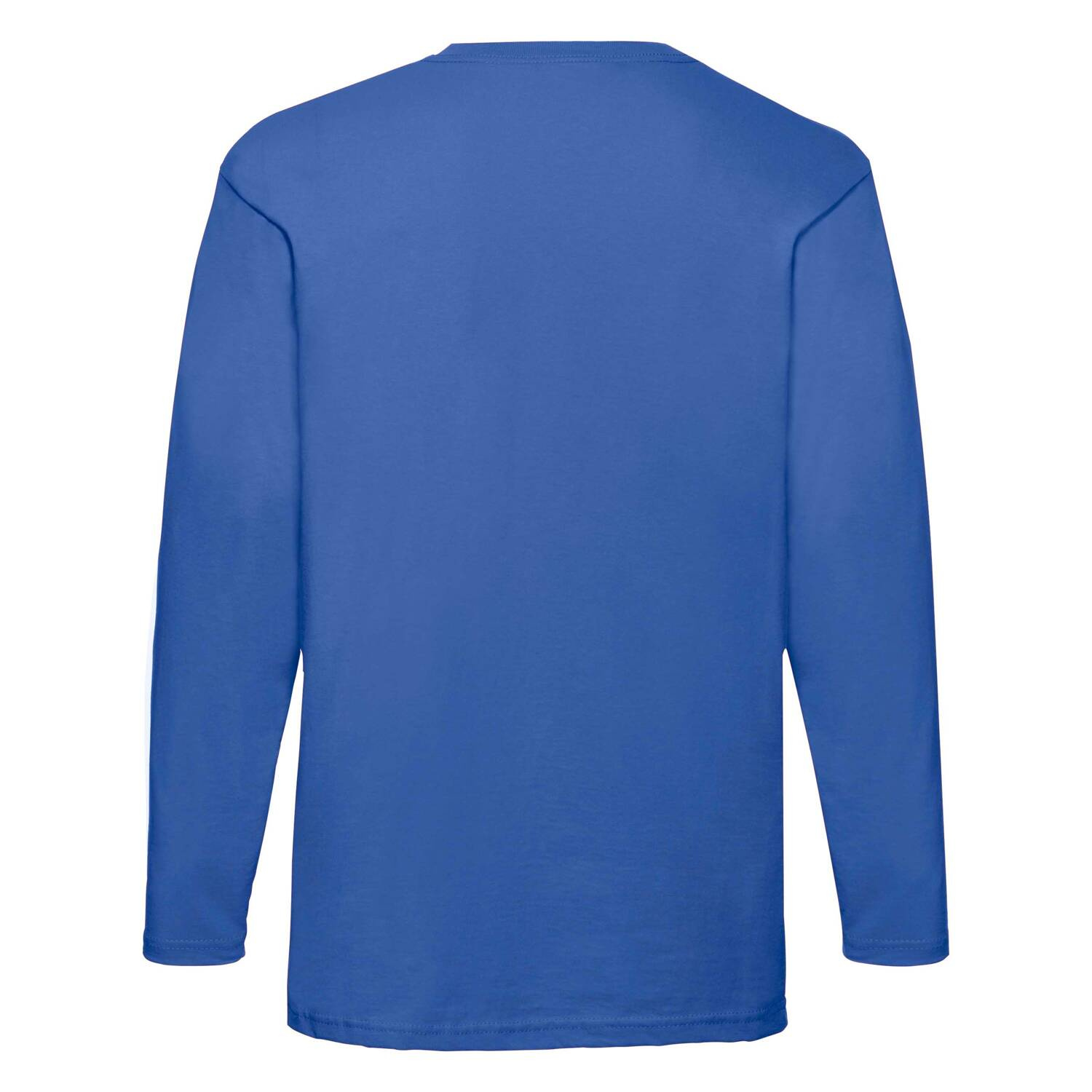 Blue Valueweight Men's Long Sleeve T-shirt Fruit of the Loom