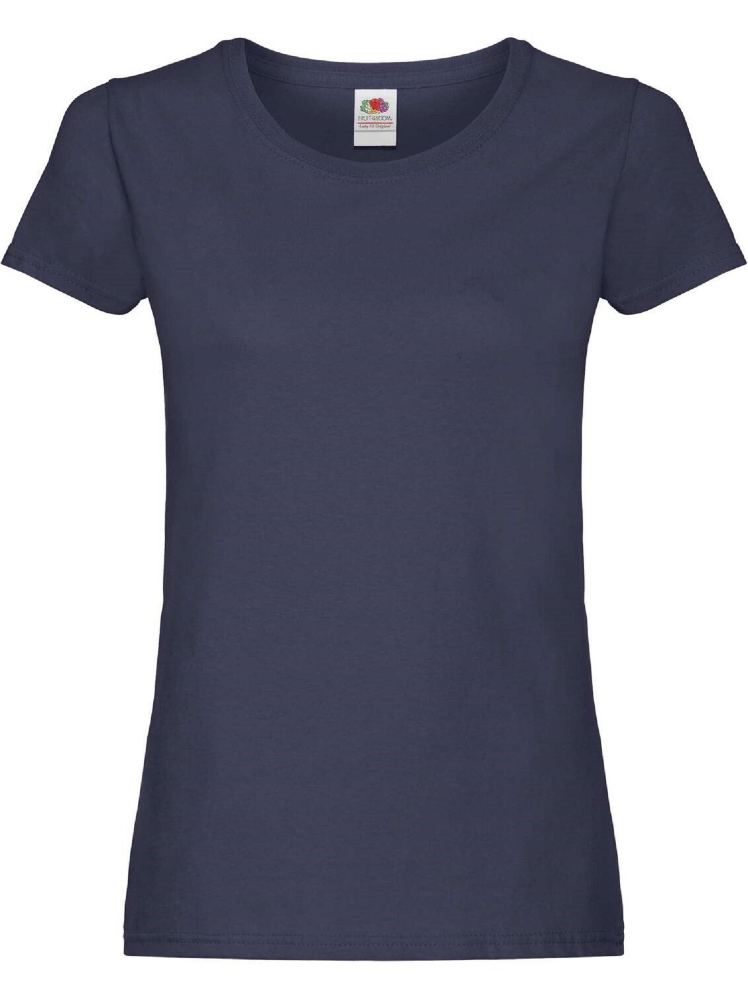 Navy Women's T-shirt Lady fit Original Fruit of the Loom