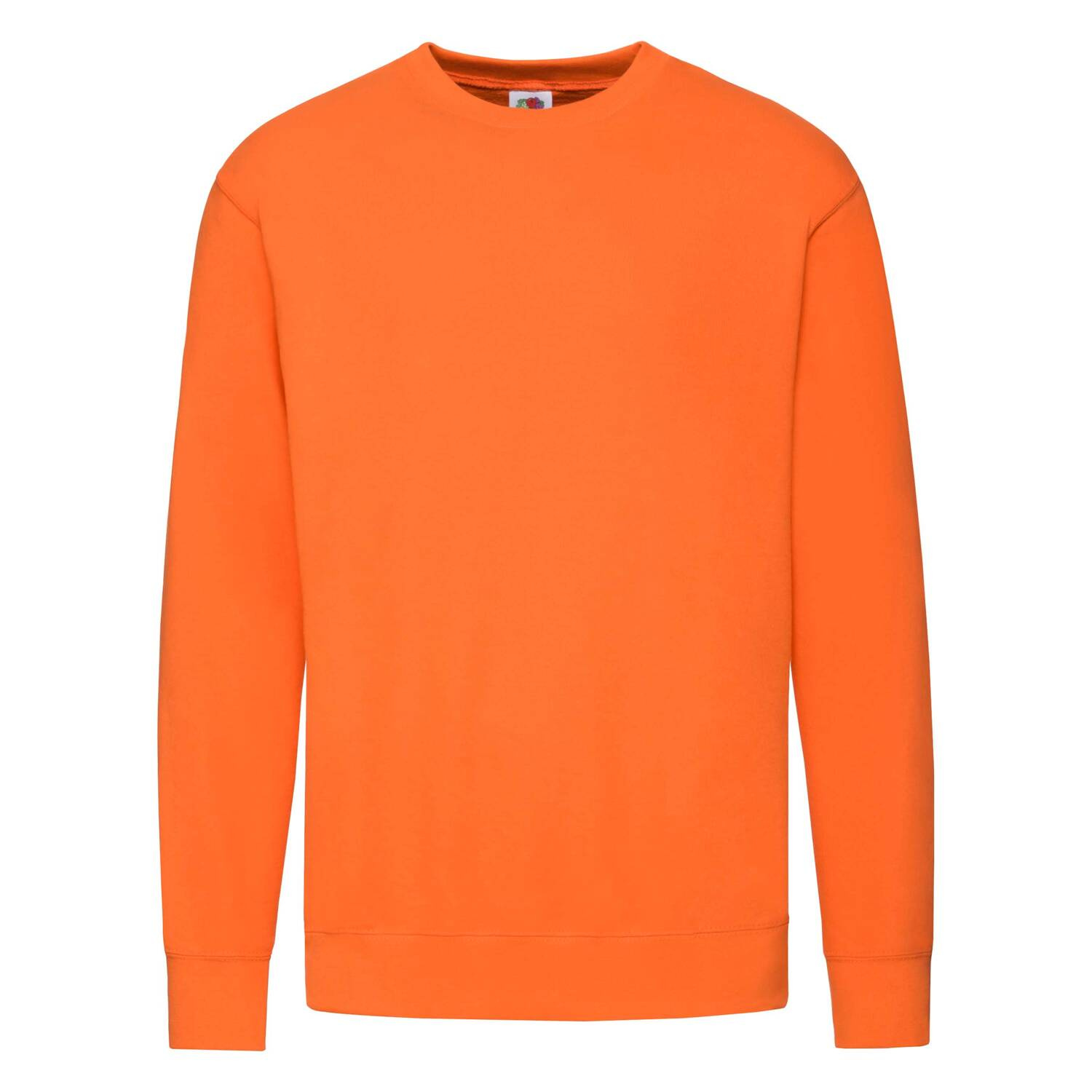 Orange Men&#039;s Sweatshirt Lightweight Set-in-Sweat Sweat Fruit of the Loom