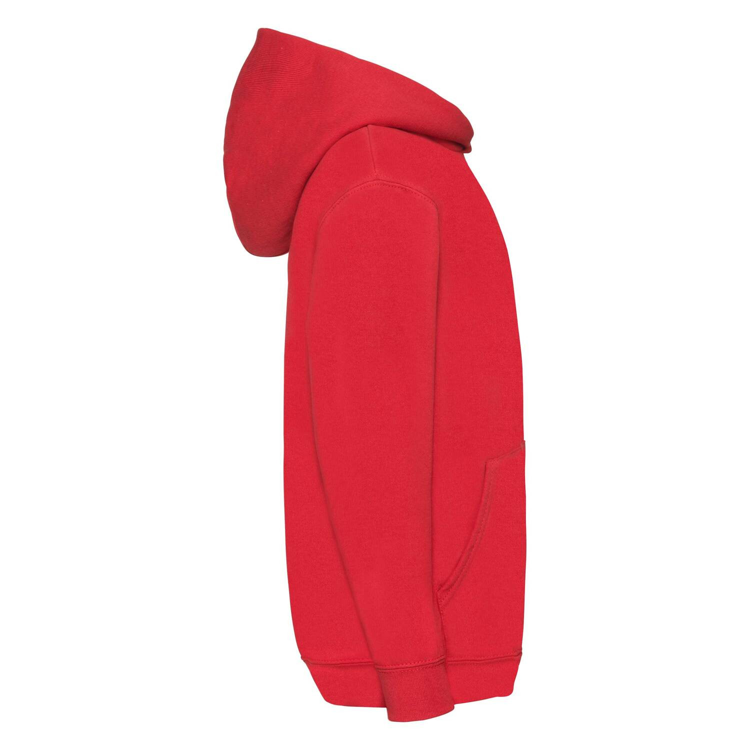 Red children's sweatshirt Classic kangaroo Fruit of the Loom