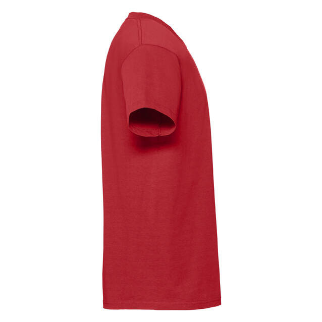 Iconic 195 Ringspun Premium Fruit of the Loom Men's Red T-shirt