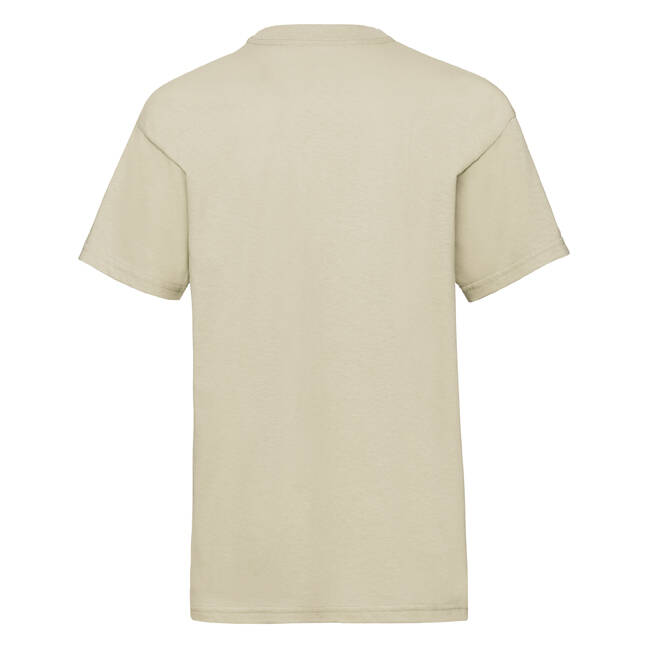 Beige Baby Cotton T-shirt Fruit of the Loom