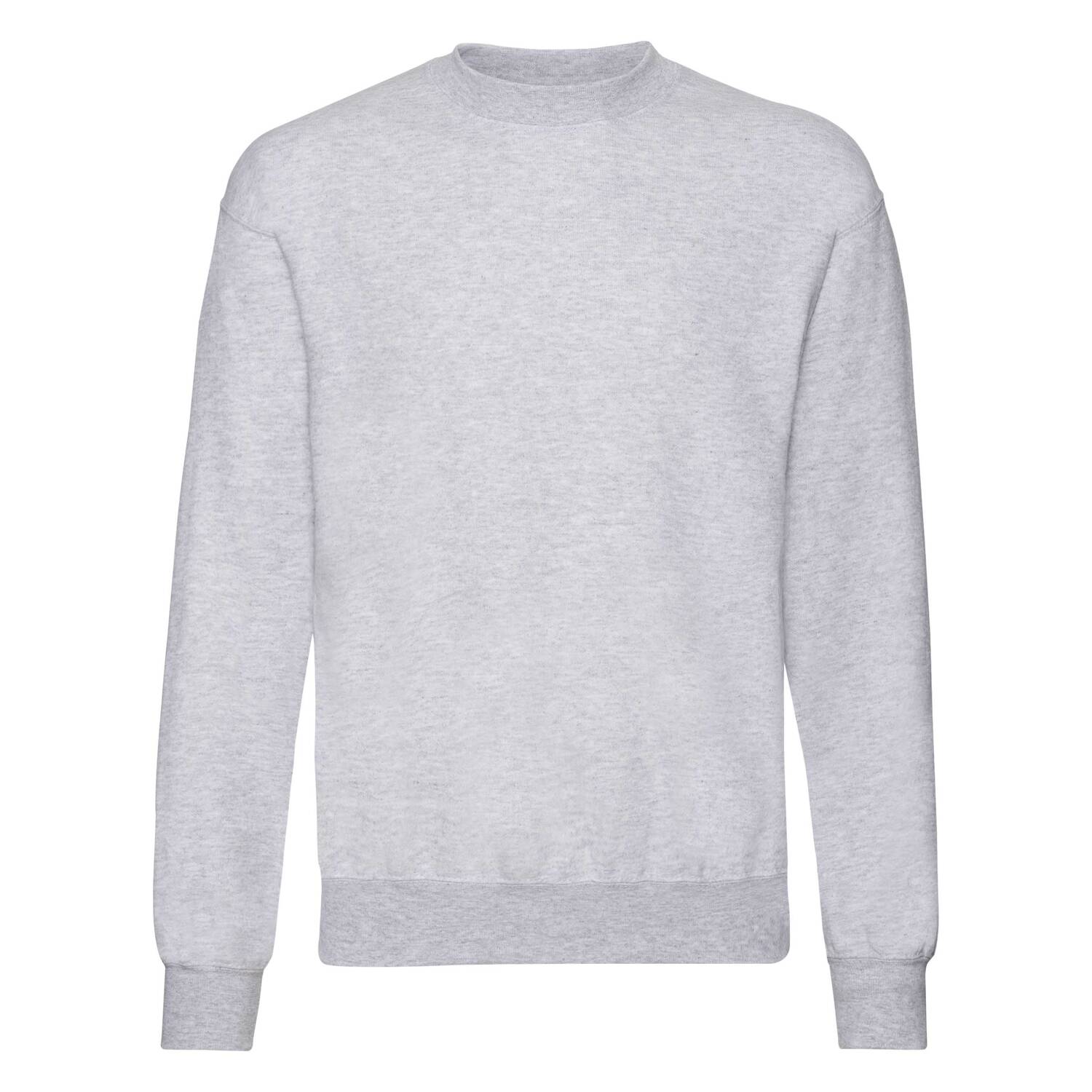 Light grey men's sweatshirt Set-in Sweat Fruit of the Loom