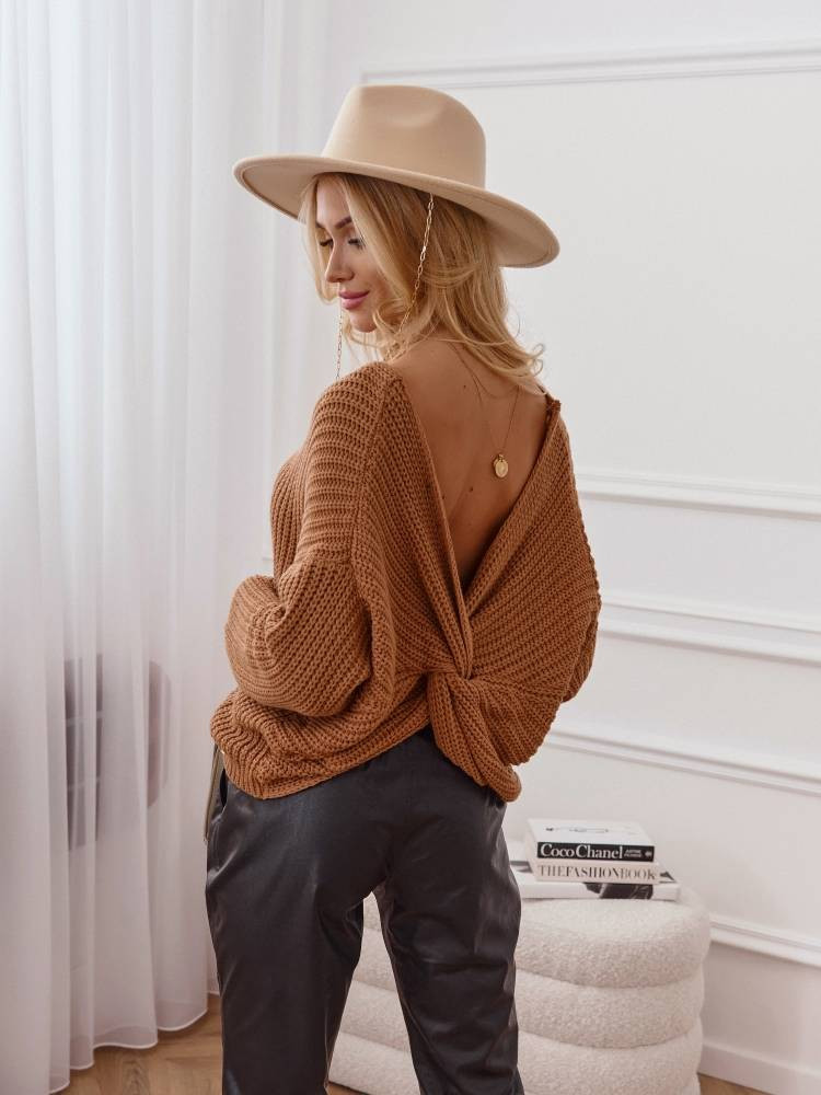 Pulover maro Cocomore cmgB085.R41