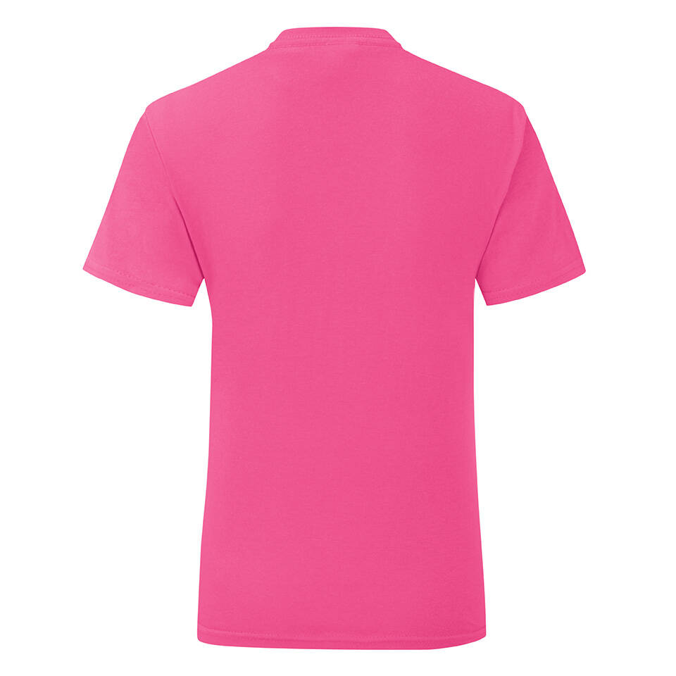 Pink Girls' T-shirt Iconic Fruit of the Loom