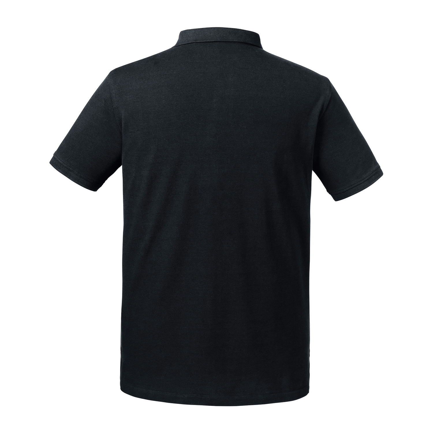 Czarna koszulka męska polo Pure Organic Russell
