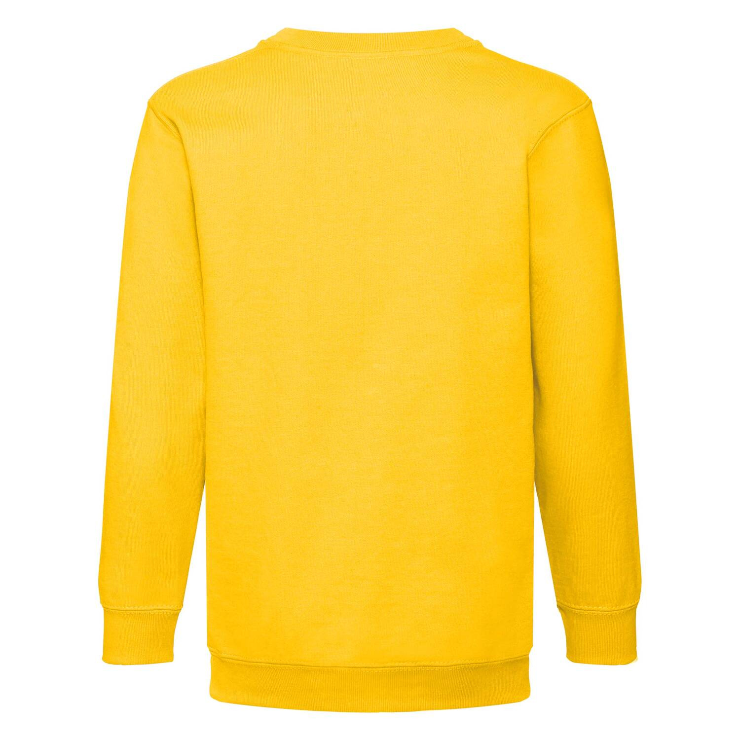 Żółta bluza dziecięca Set-In Sweat Fruit of the Loom