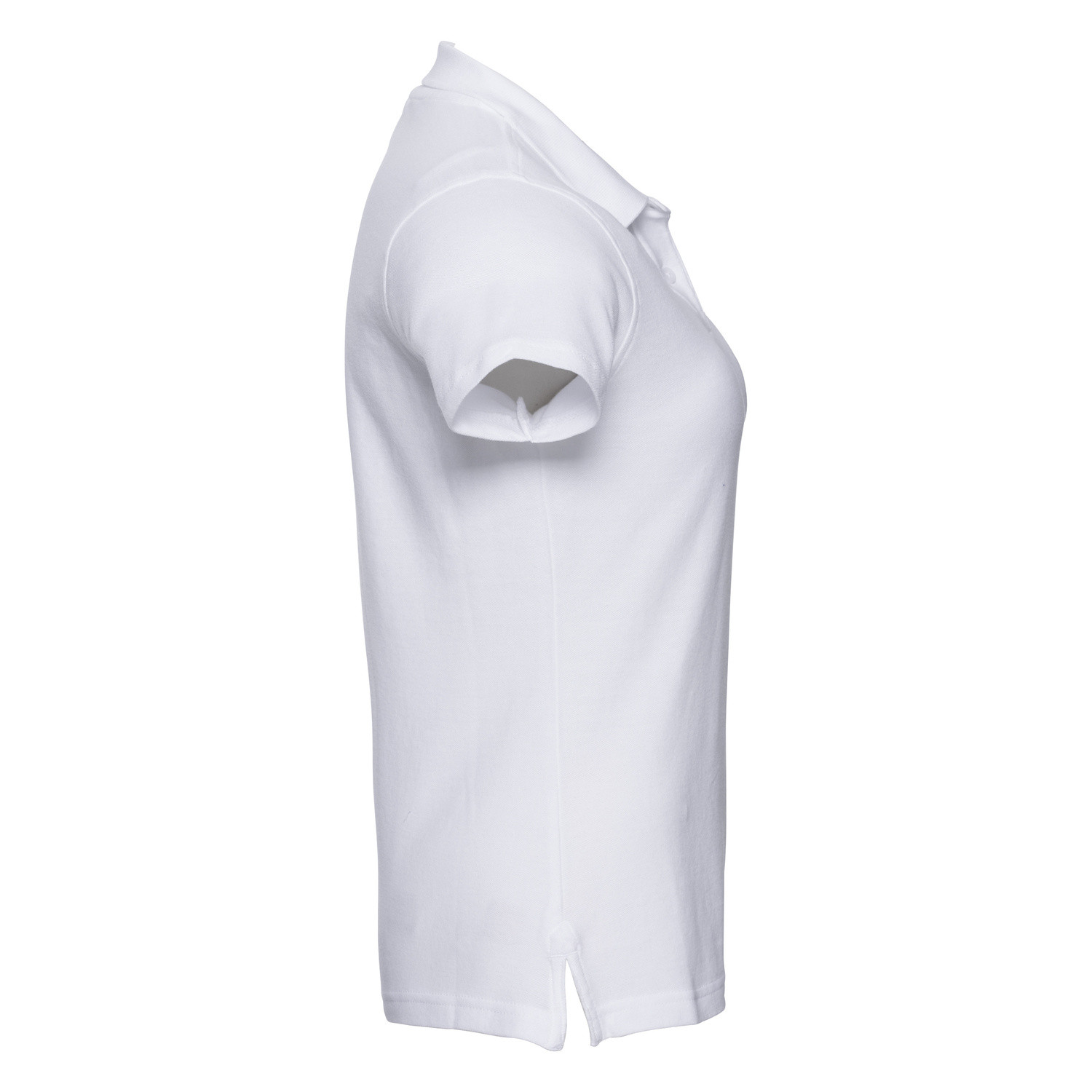 Women's white cotton polo shirt Ultimate Russell
