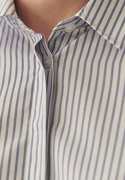 Biela pruhovaná košeľa s Lyocell Tencel™