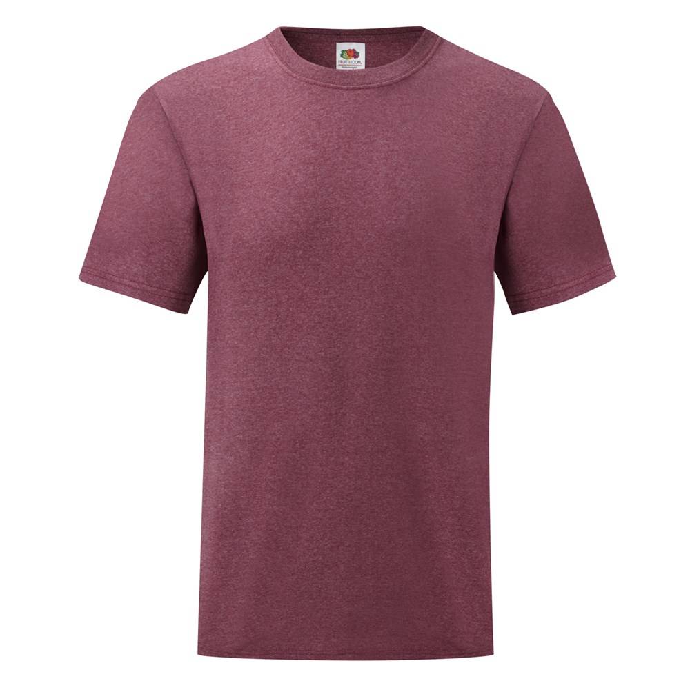 Burgundy Men's T-shirt Valueweight Fruit of the Loom