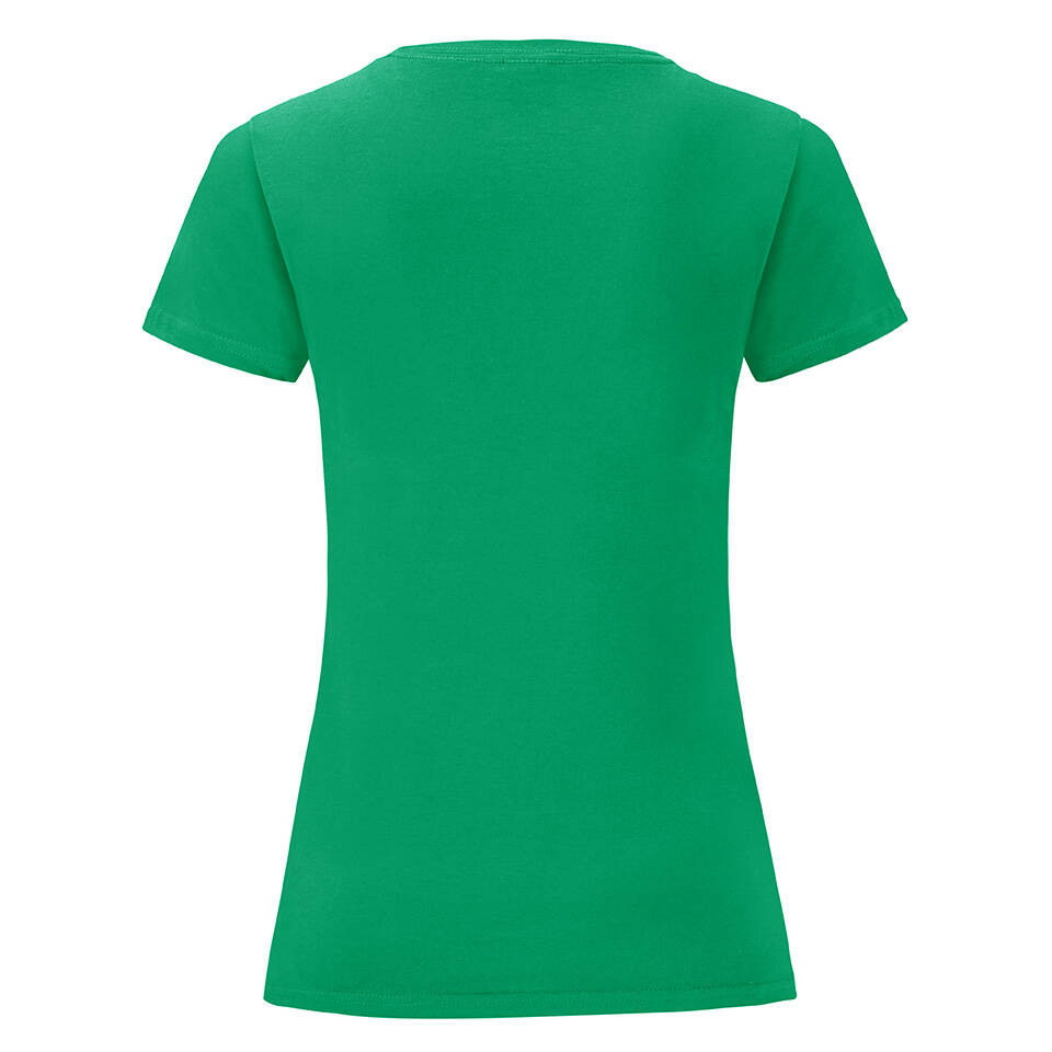 Iconic Women's Green Fruit of the Loom Women's T-shirt
