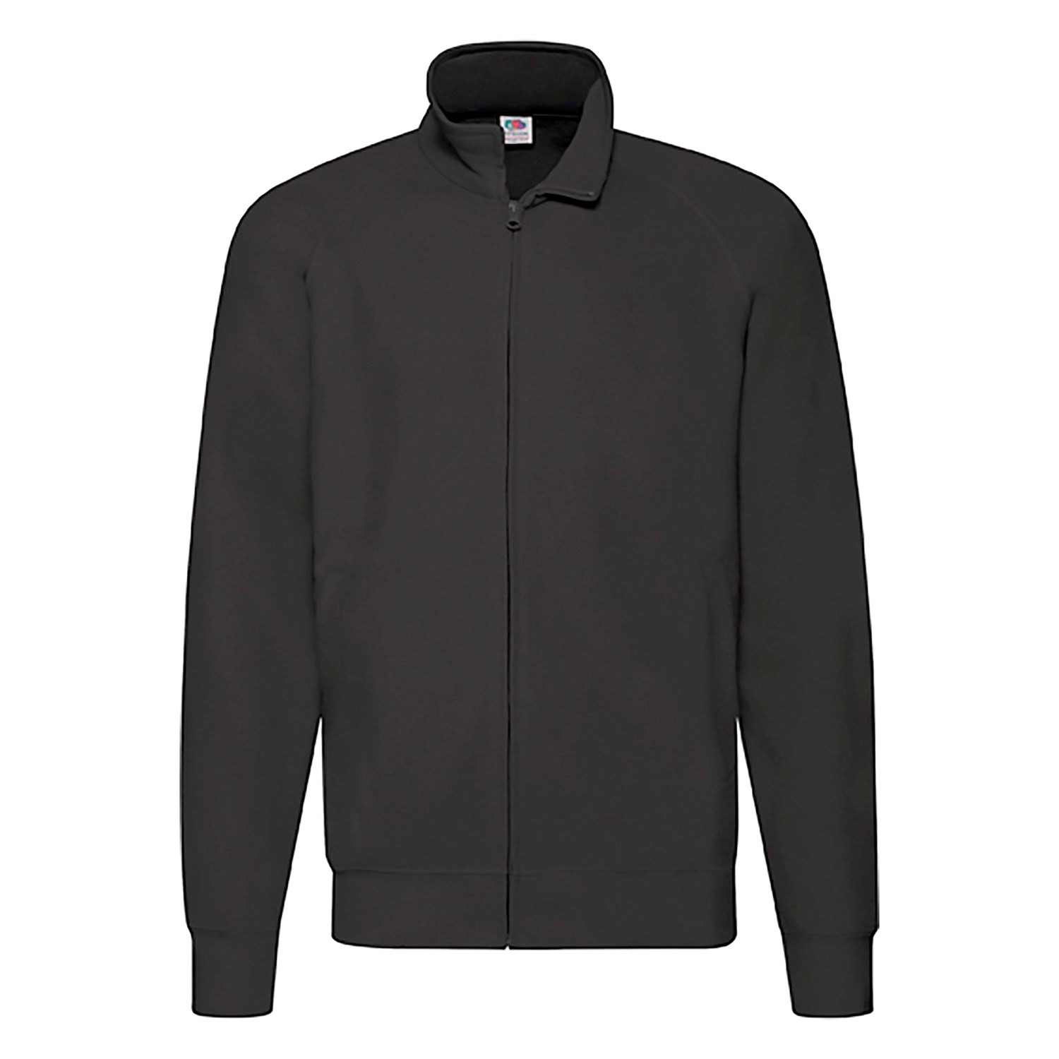 Black Men&#039;s Sweatshirt Lightweight Sweat Jacket Fruit of the Loom