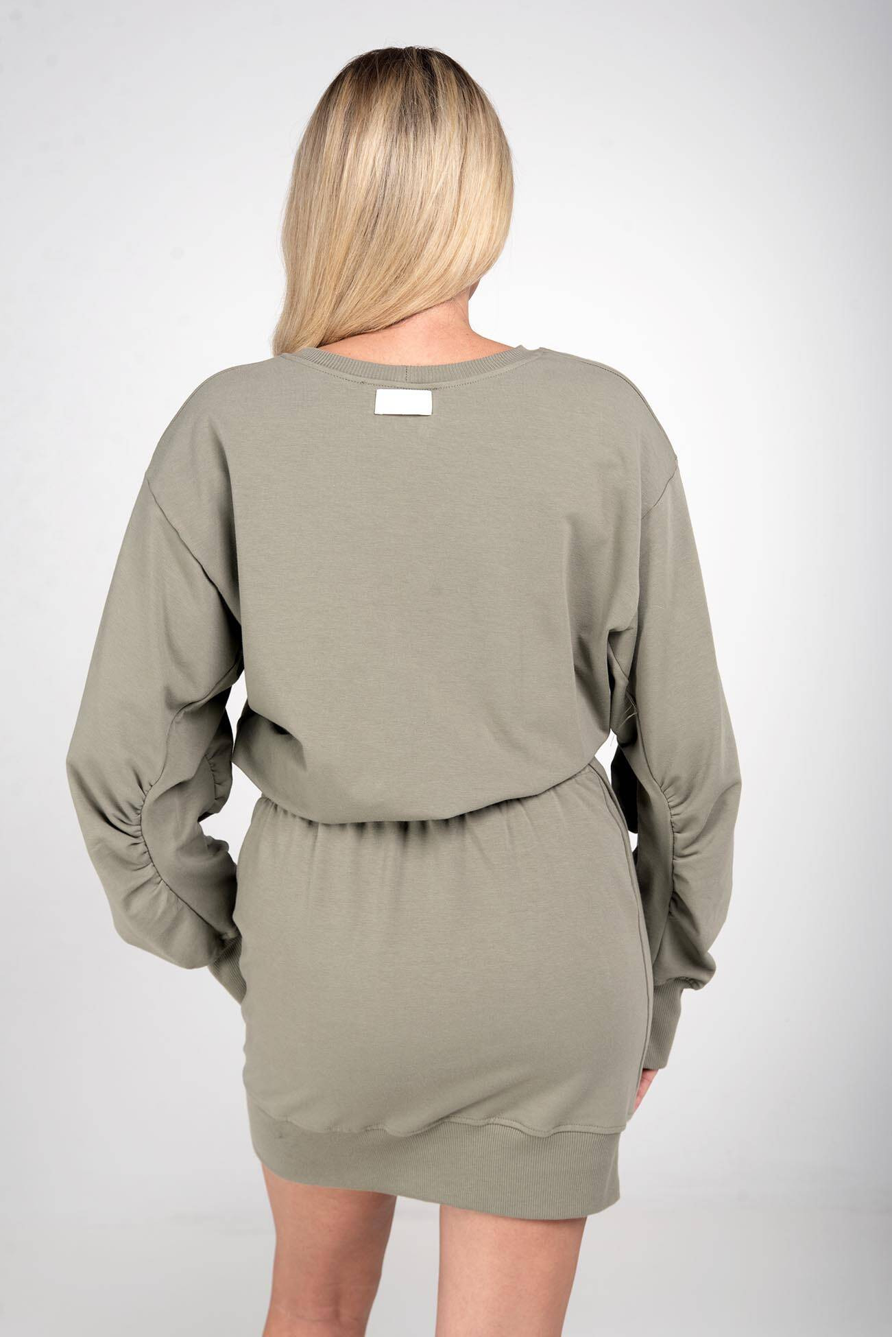 Khaki sweatshirt dress By o la la