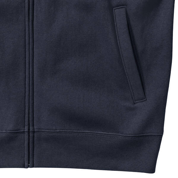 Men's Zip Up Sweatshirt - Authentic R267M 80% Plain Ring-Spun Cotton 20% Polyester (Three-Layer Fabric) 280g