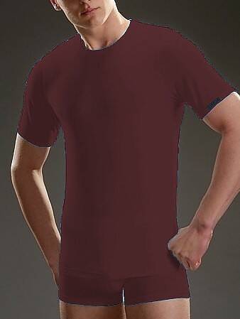 Levně T-shirt Cornette High Emotion 532 New kr/r M-2XL claret 033