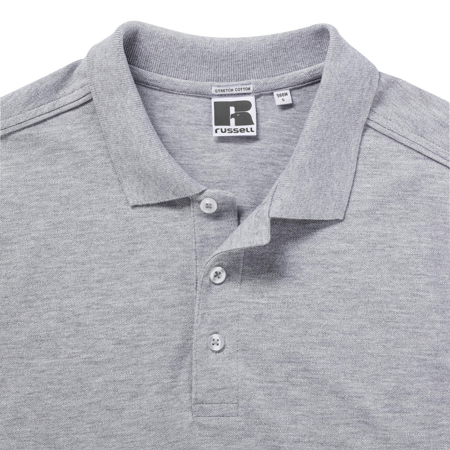 Pánske tričko Stretch Polo R566M 95% hladká bavlna ring-spun 5% Lycra 205g/210g