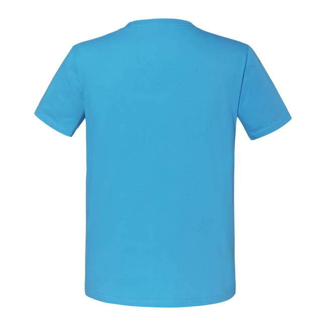 Blue Men's T-shirt Iconic 195 Ringspun Premium Fruit of the Loom