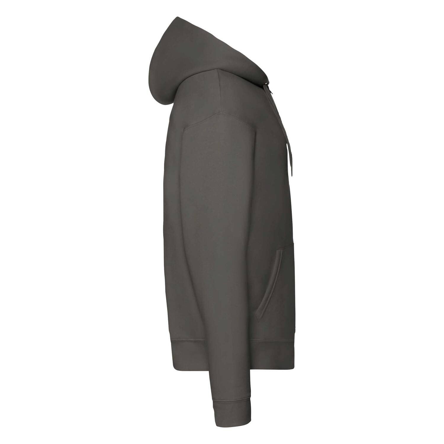 Grey Men&#039;s Hoodie Premium Fruit of the Loom